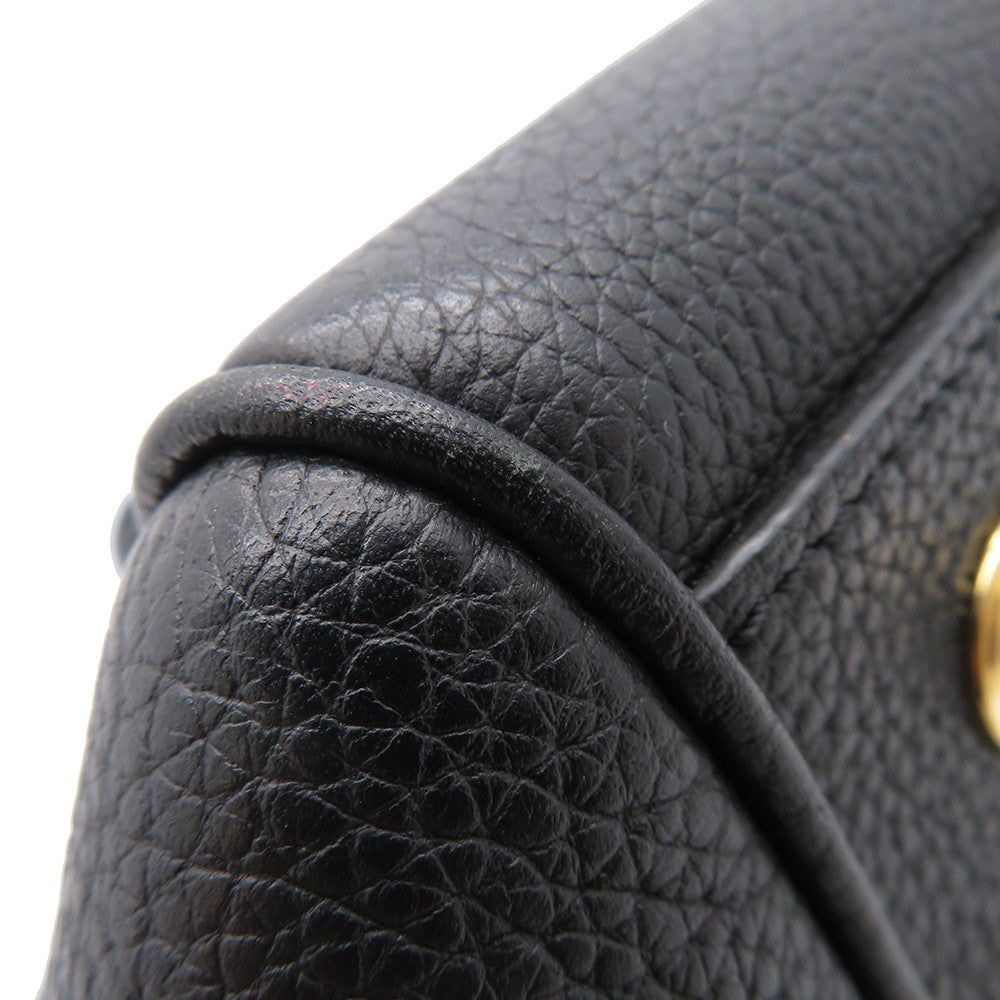 LOUIS VUITTON Milla NoirM54346 Calf Leather Size PM