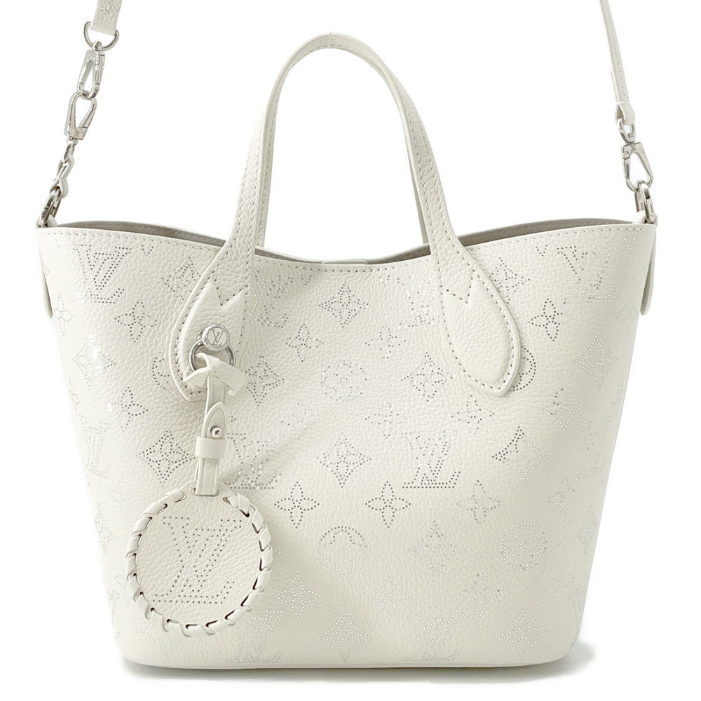 LOUIS VUITTON Blossom WhiteM11842 Monogram Mahina Size PM