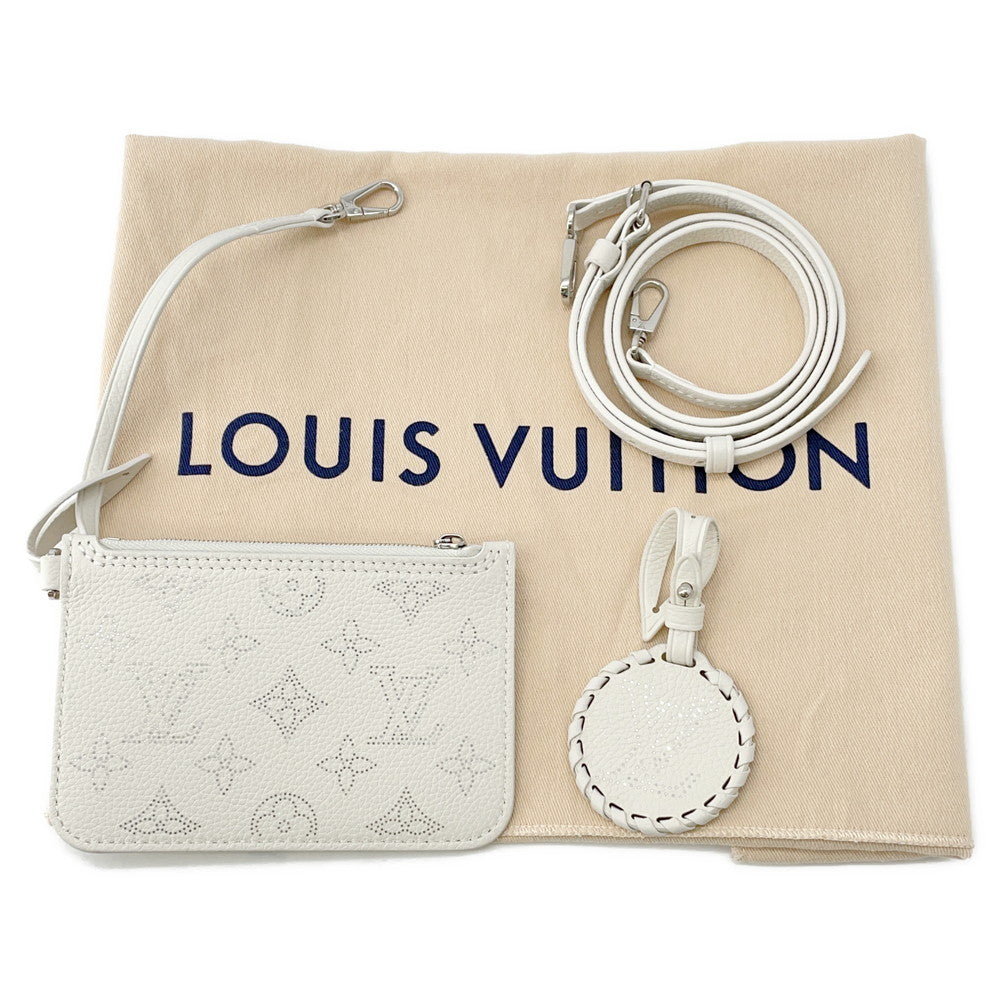 LOUIS VUITTON Blossom WhiteM11842 Monogram Mahina Size PM