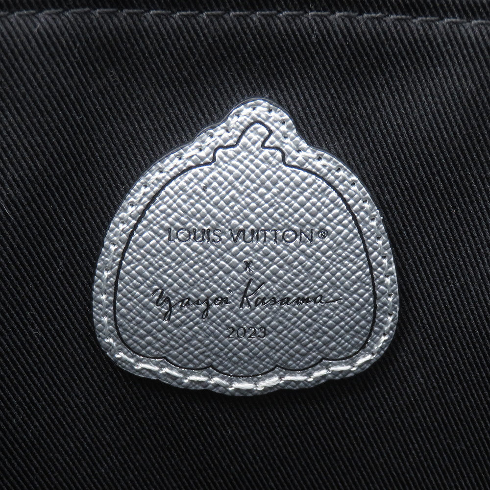 LOUIS VUITTON LV × YK Sac Plat NoirM46404 Monogram Eclipse Painted Dot