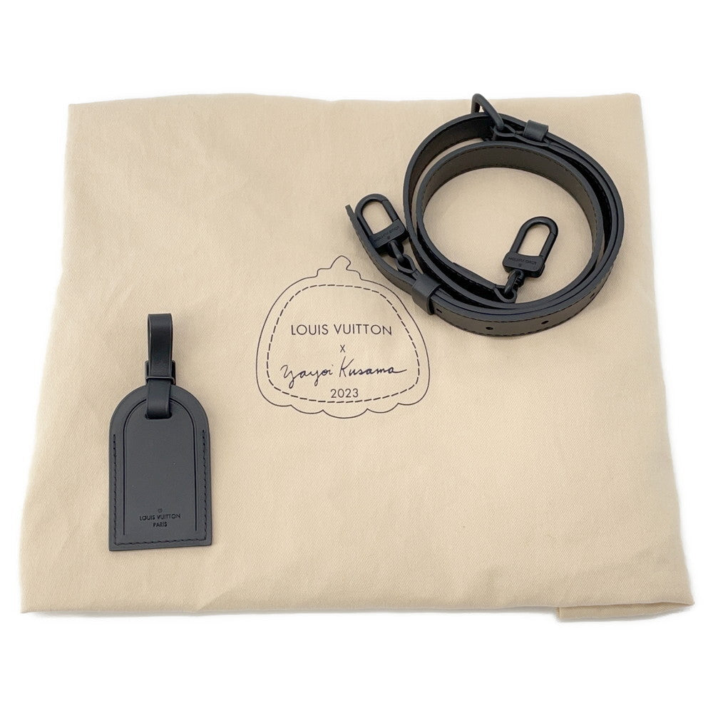 LOUIS VUITTON LV × YK Sac Plat NoirM46404 Monogram Eclipse Painted Dot