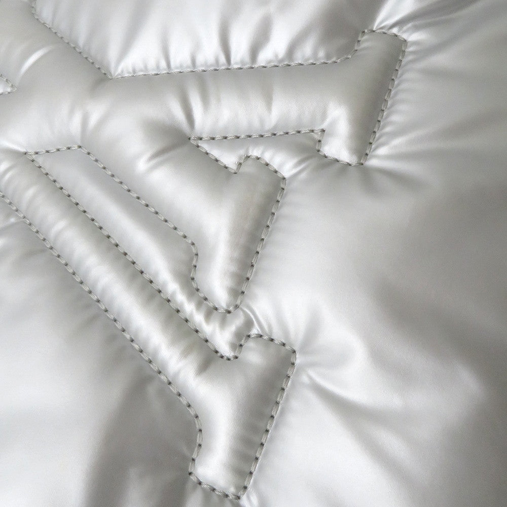 LOUIS VUITTON Pillow Maxi Bumbag Silver/BrownM20971 Recycled MetallicNylon Monogram