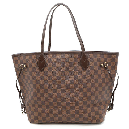 LOUIS VUITTON Neverfull CeriseN51105 Damier Ebene Canvas Size MM