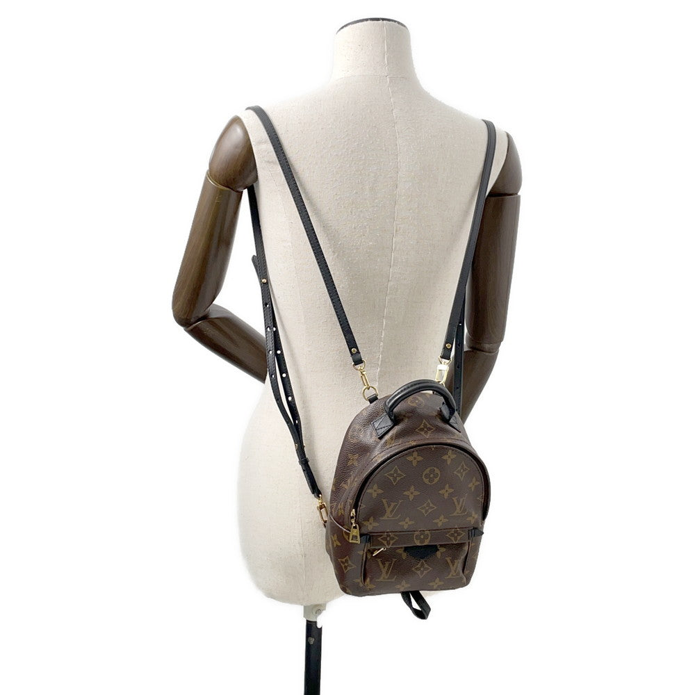 LOUIS VUITTON Palm Springs Backpack NoirM44873 Monogram Size MINI