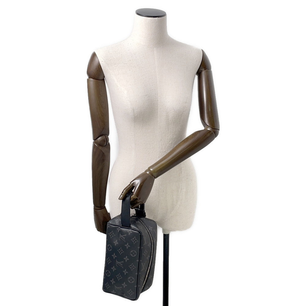 LOUIS VUITTON Locker Dopp Kit NoirM83113 Monogram Eclipse