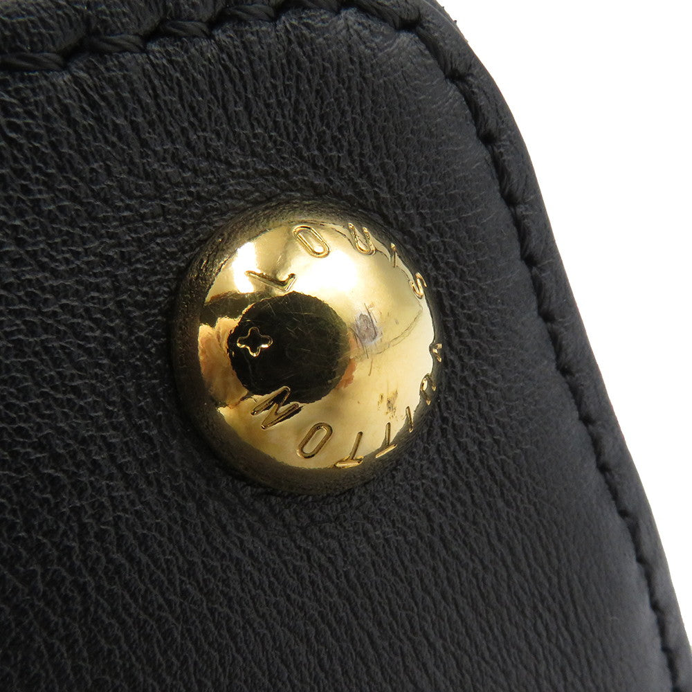 LOUIS VUITTON Capucines Noir/Red/Multicolor Leather Fur