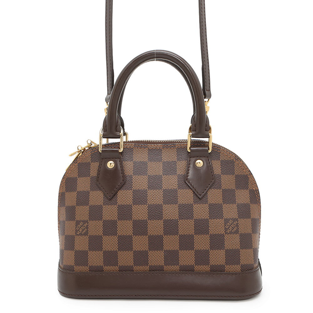 LOUIS VUITTON Alma RedN41221 Damier Ebene Canvas Size BB