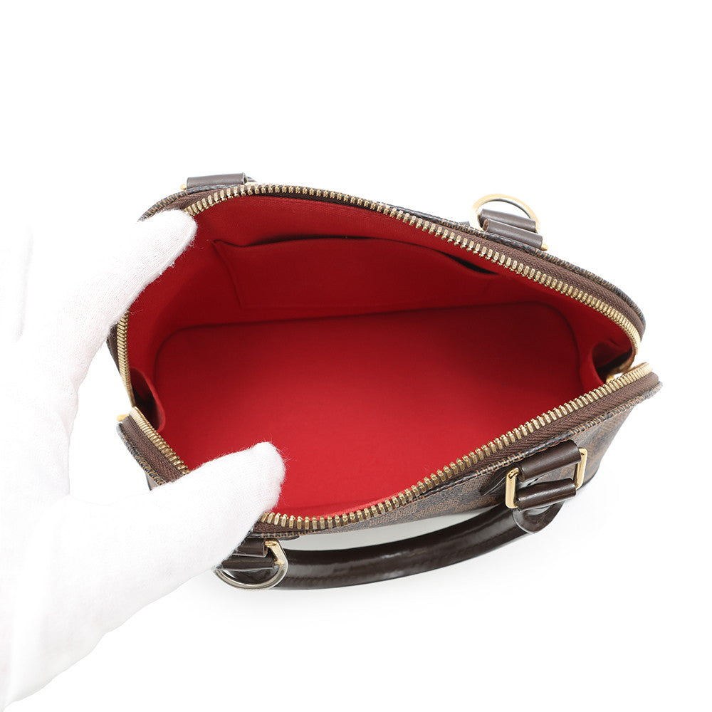 LOUIS VUITTON Alma RedN41221 Damier Ebene Canvas Size BB