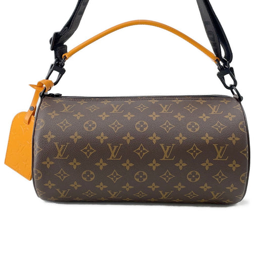 LOUIS VUITTON Soft Polochon NoirM46691 Monogram Macassar Canvas
