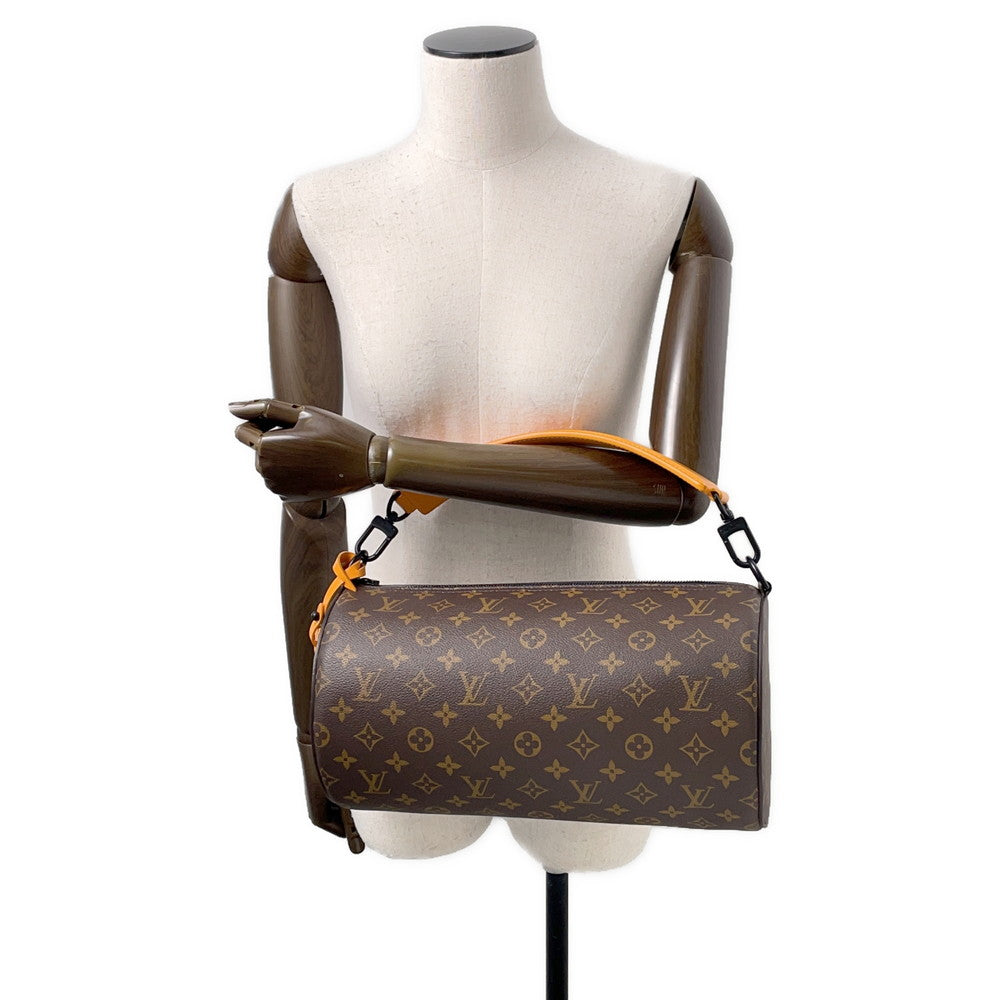 LOUIS VUITTON Soft Polochon NoirM46691 Monogram Macassar Canvas