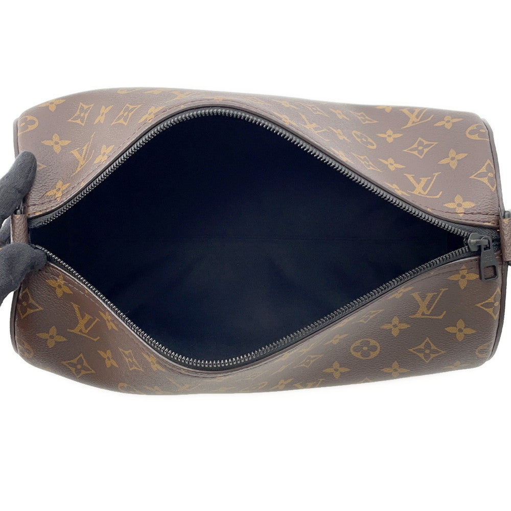 LOUIS VUITTON Soft Polochon NoirM46691 Monogram Macassar Canvas