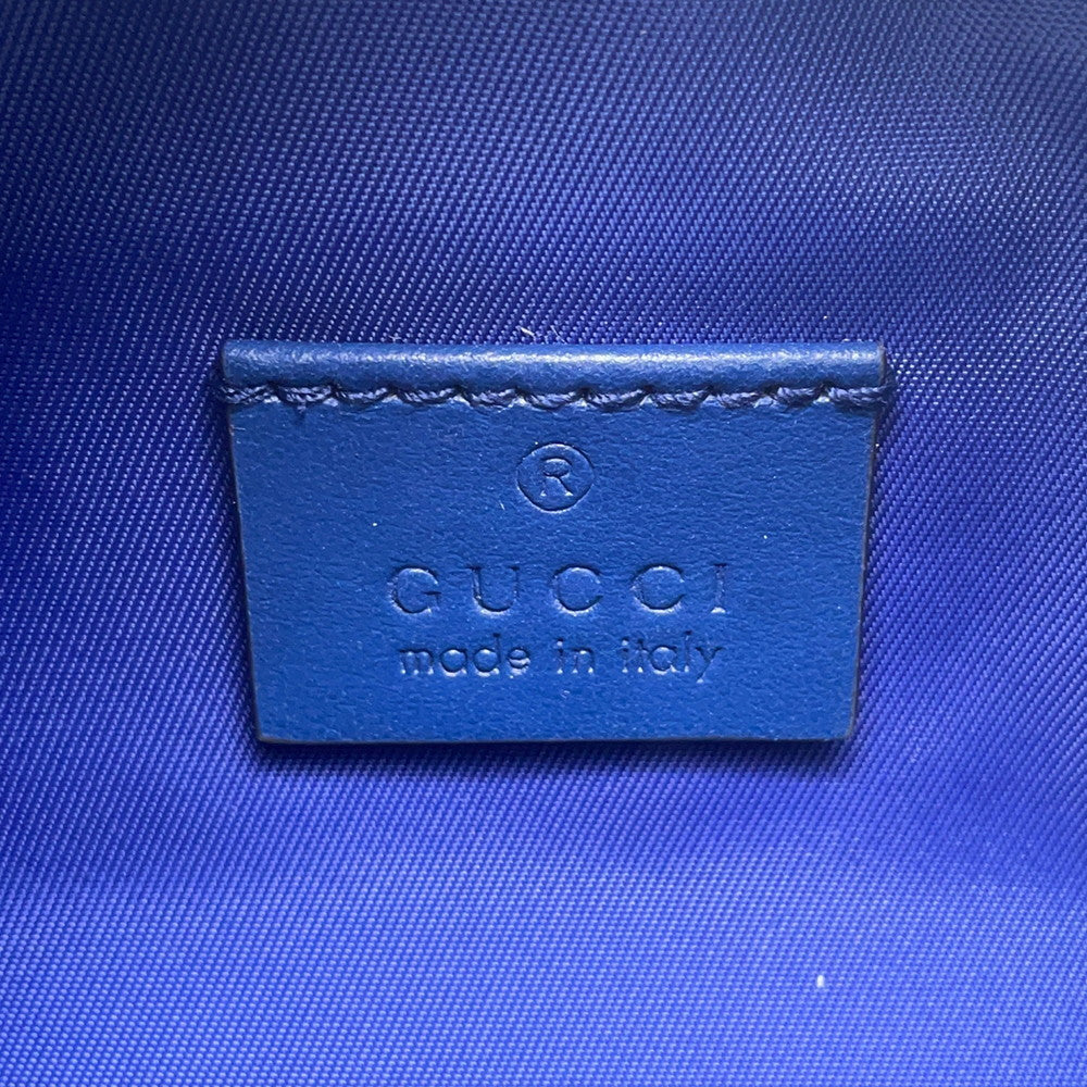 GUCCI Gucci Kids GG logo jacquard belt bag Blue502095 Canvas