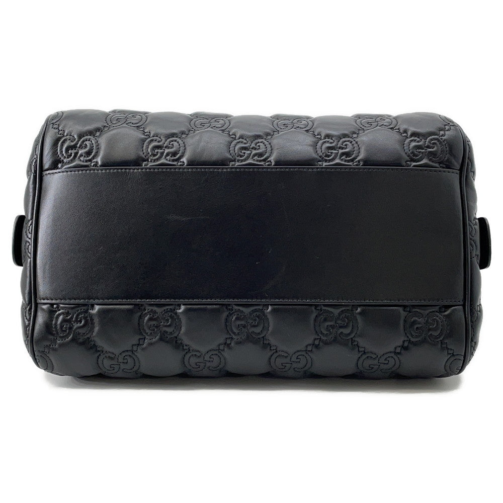 GUCCI GGMatelasse 2wayTravel Bag Black702242 Leather