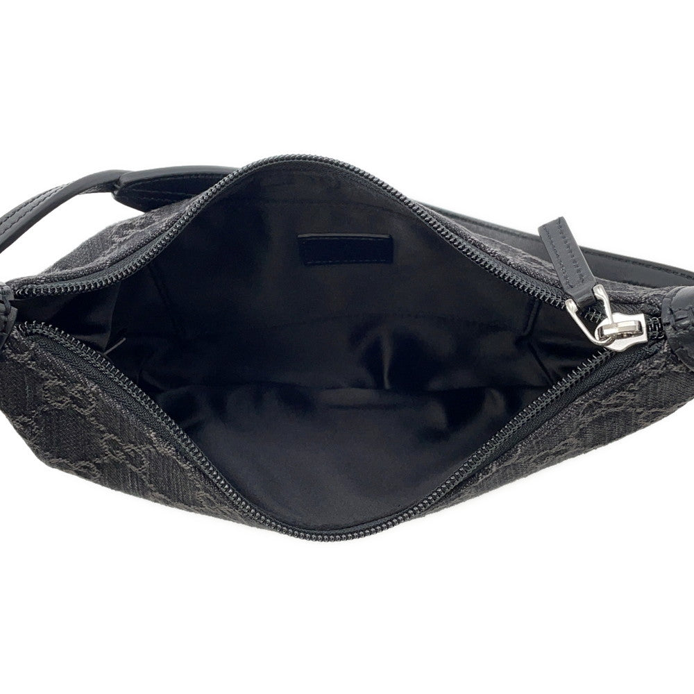 GUCCI Horsebit Slim Small Shoulder Bag Black774719 Denim Leather