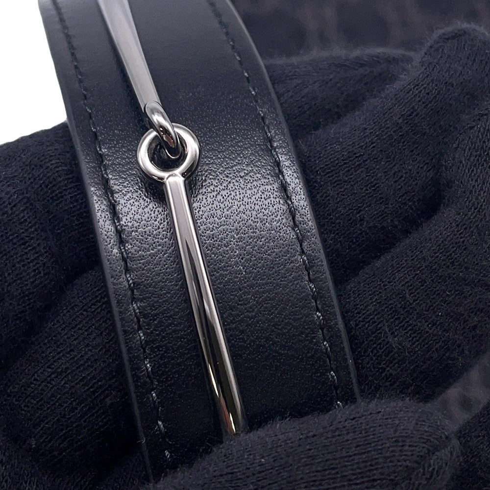 GUCCI Horsebit Slim Small Shoulder Bag Black774719 Denim Leather