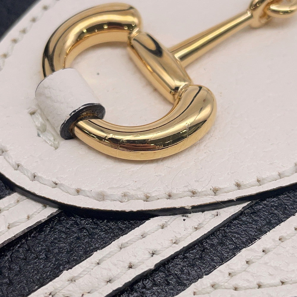 GUCCI GUCCIxadidas Horsebit1955 Shoulder Bag Black677212 Leather