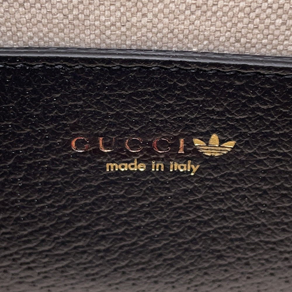 GUCCI GUCCIxadidas Horsebit1955 Shoulder Bag Black677212 Leather