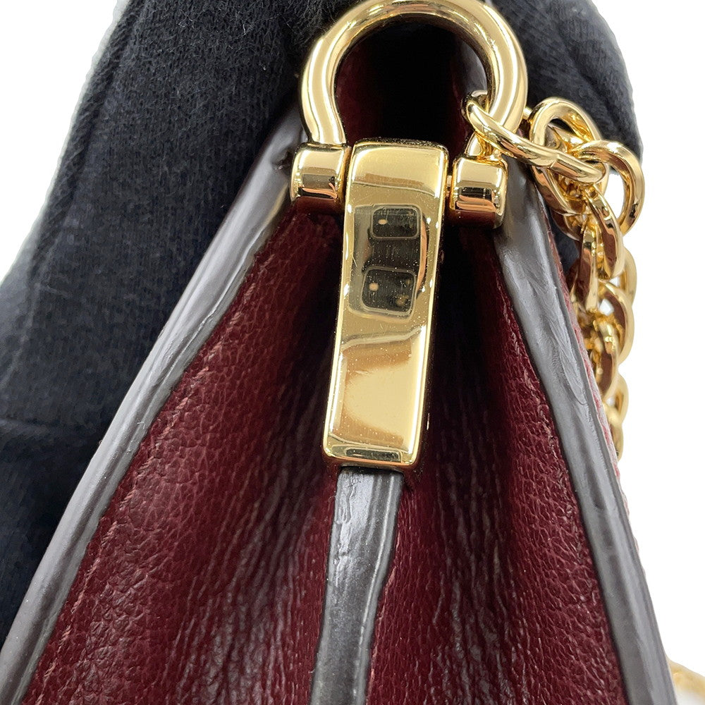 GUCCI Ophidia ChainShoulder Bag Bordeaux503877 Leather Size Small