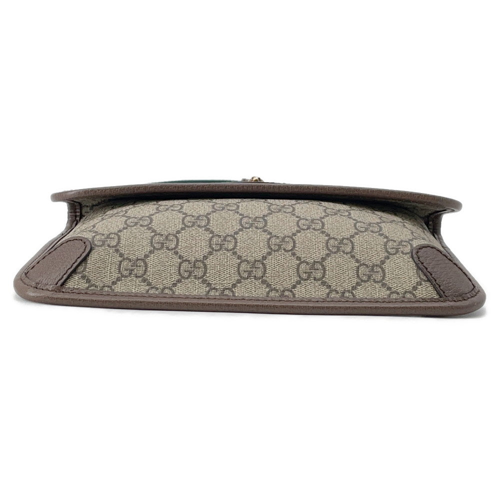 GUCCI GG Supreme Neo Vintage Waist Bag Brown493930 PVC Canvas
