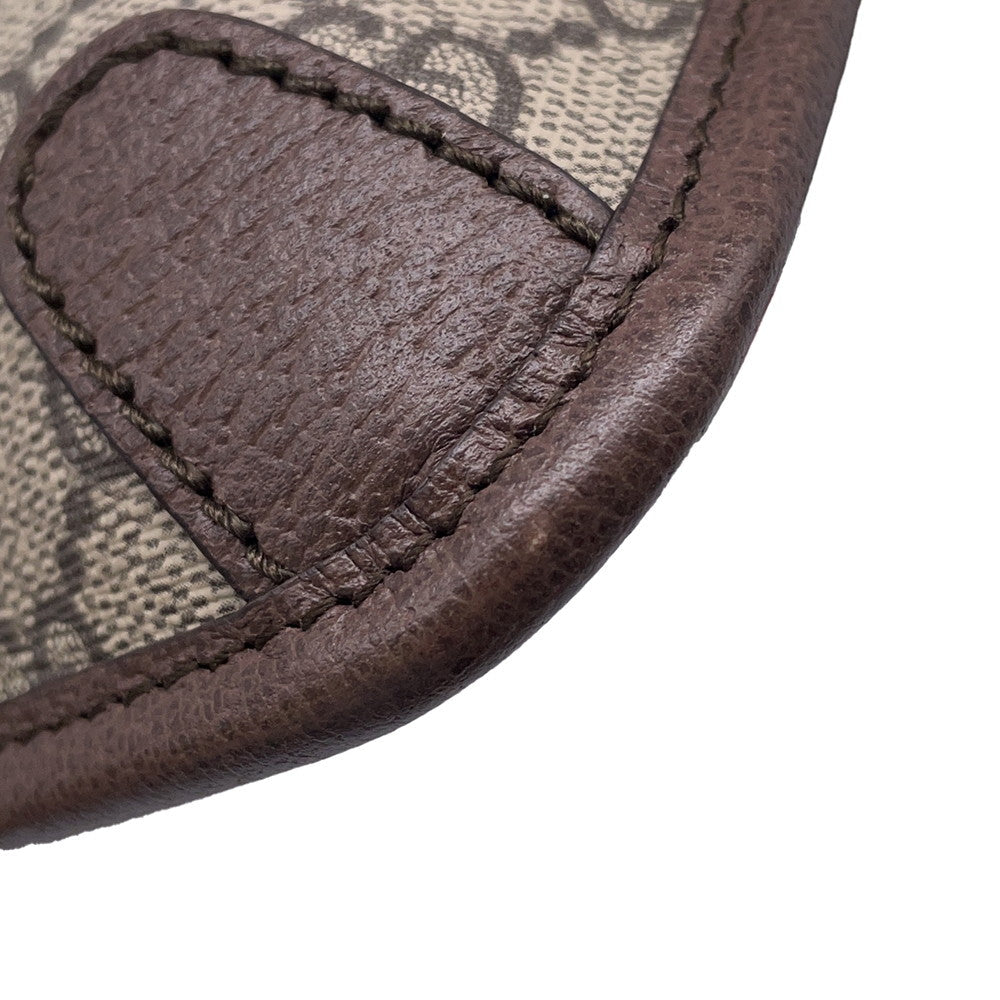 GUCCI GG Supreme Neo Vintage Waist Bag Brown493930 PVC Canvas