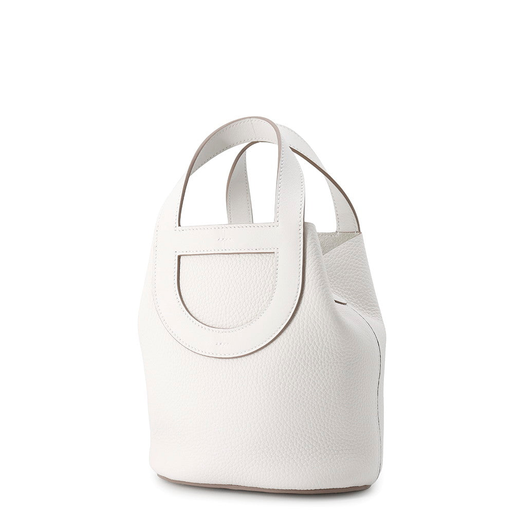 HERMES in-the-loop Tote Bag Grease pail Taurillon Clemence Swift Leather Size 18