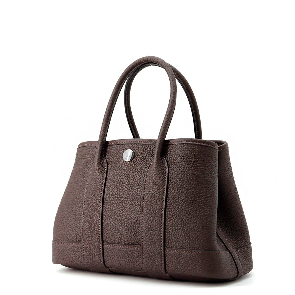 HERMES Neo Garden Ebene Negonda Leather Size 23