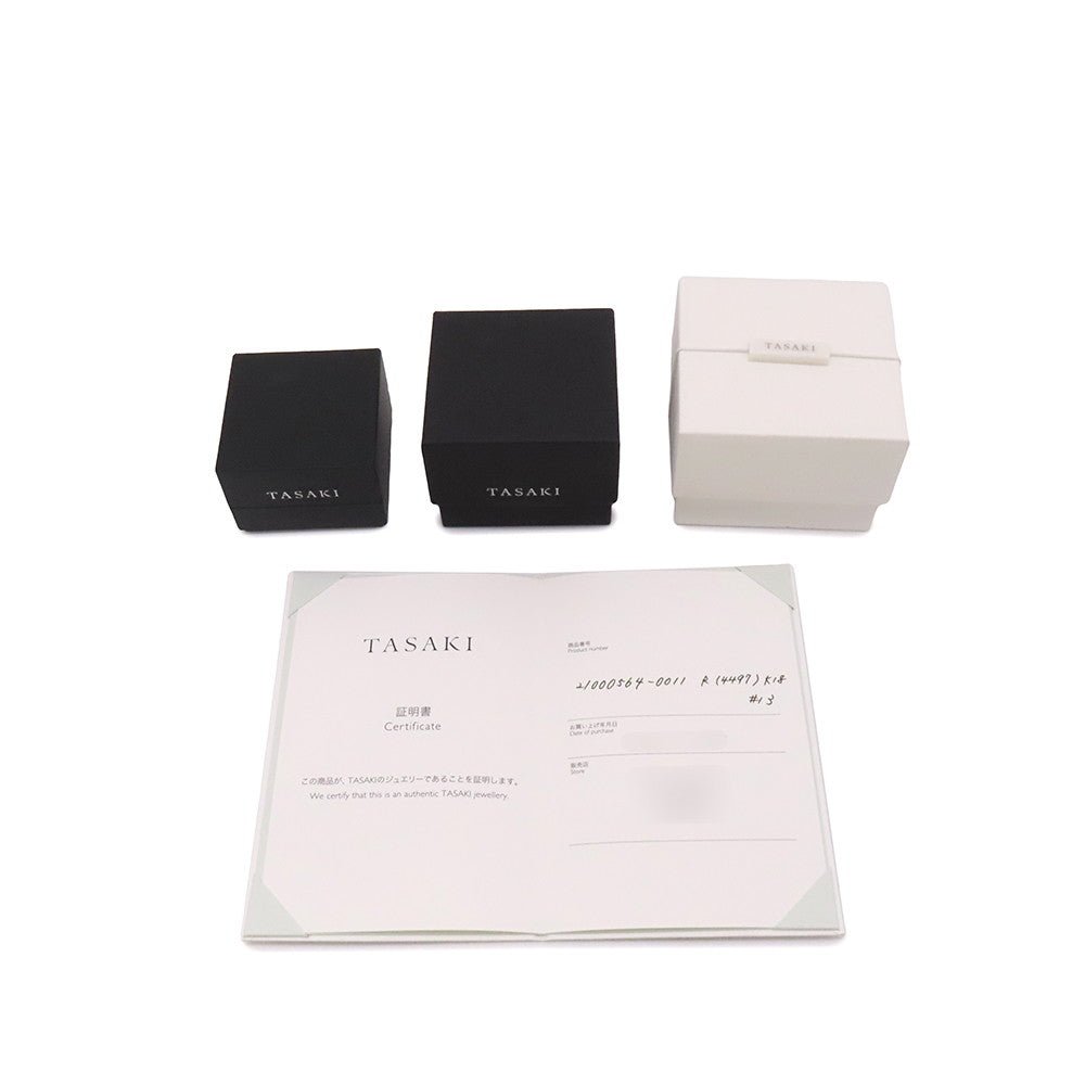 TASAKI Danger Signature Pearl Ring Size #13R-4497-18KYG K18YG Akoya Pearl
