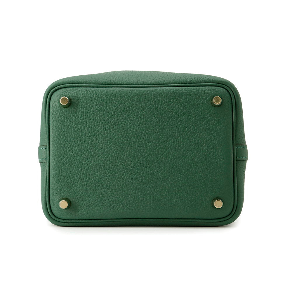 HERMES Picotin Lock Vert Moyen Taurillon Clemence Size PM