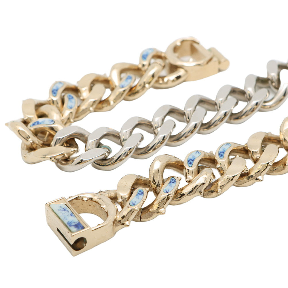 Dior CDIcon Chain Necklace Gold/SilverN2060HOMMT Metal