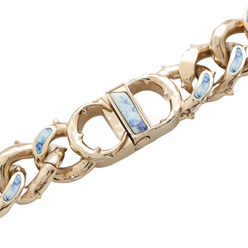 Dior CDIcon Chain Necklace Gold/SilverN2060HOMMT Metal
