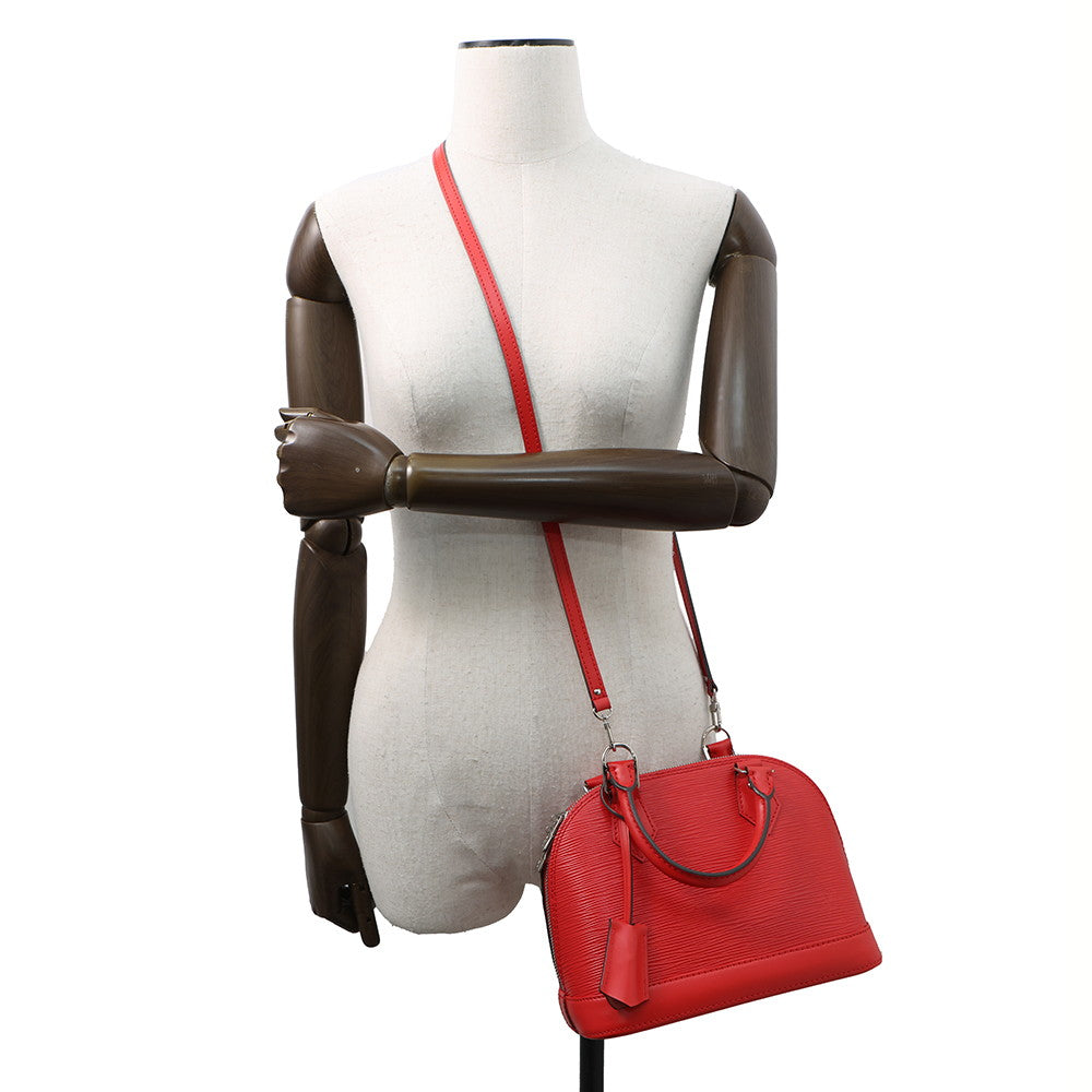 LOUIS VUITTON Alma CoquelicotM41160 Epi Leather Size BB