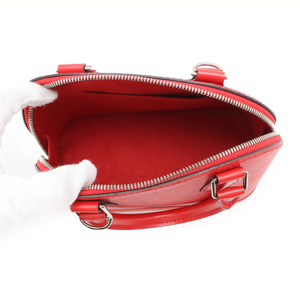 LOUIS VUITTON Alma CoquelicotM41160 Epi Leather Size BB