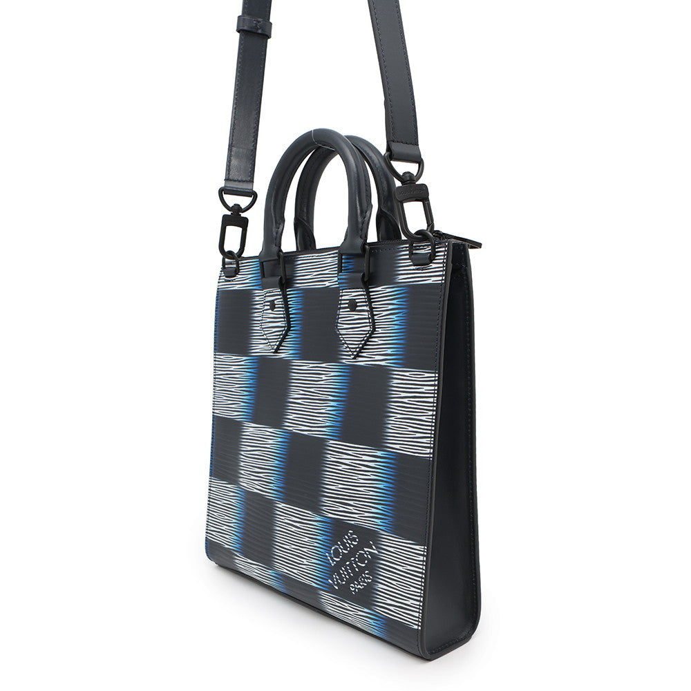 LOUIS VUITTON Sac Plat MulticolorM23957 Damier・Lash Epi Leather・XL Leather