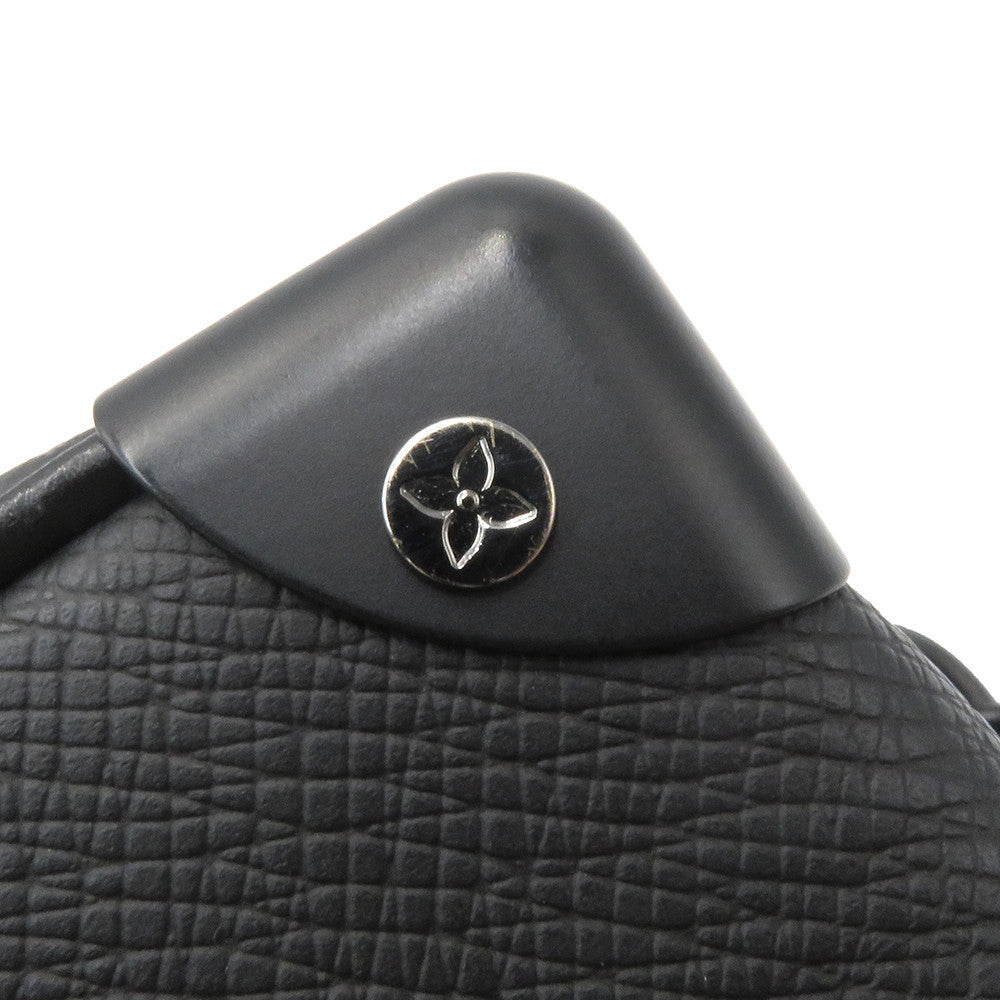 LOUIS VUITTON Mini Soft Trunk Noir/Righe RainbowM30351 Taiga Leather Size Mini