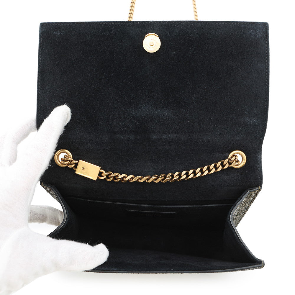 SAINT LAURENT PARIS Kate ChainShoulder Bag Gold469390 Leather
