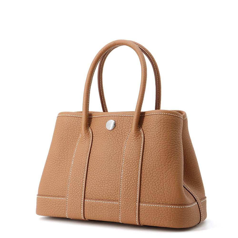 HERMES Neo Garden Gold Negonda Leather