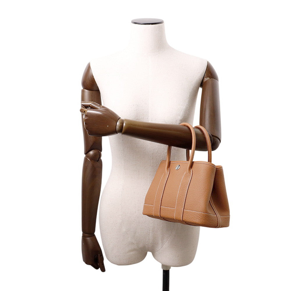 HERMES Neo Garden Gold Negonda Leather