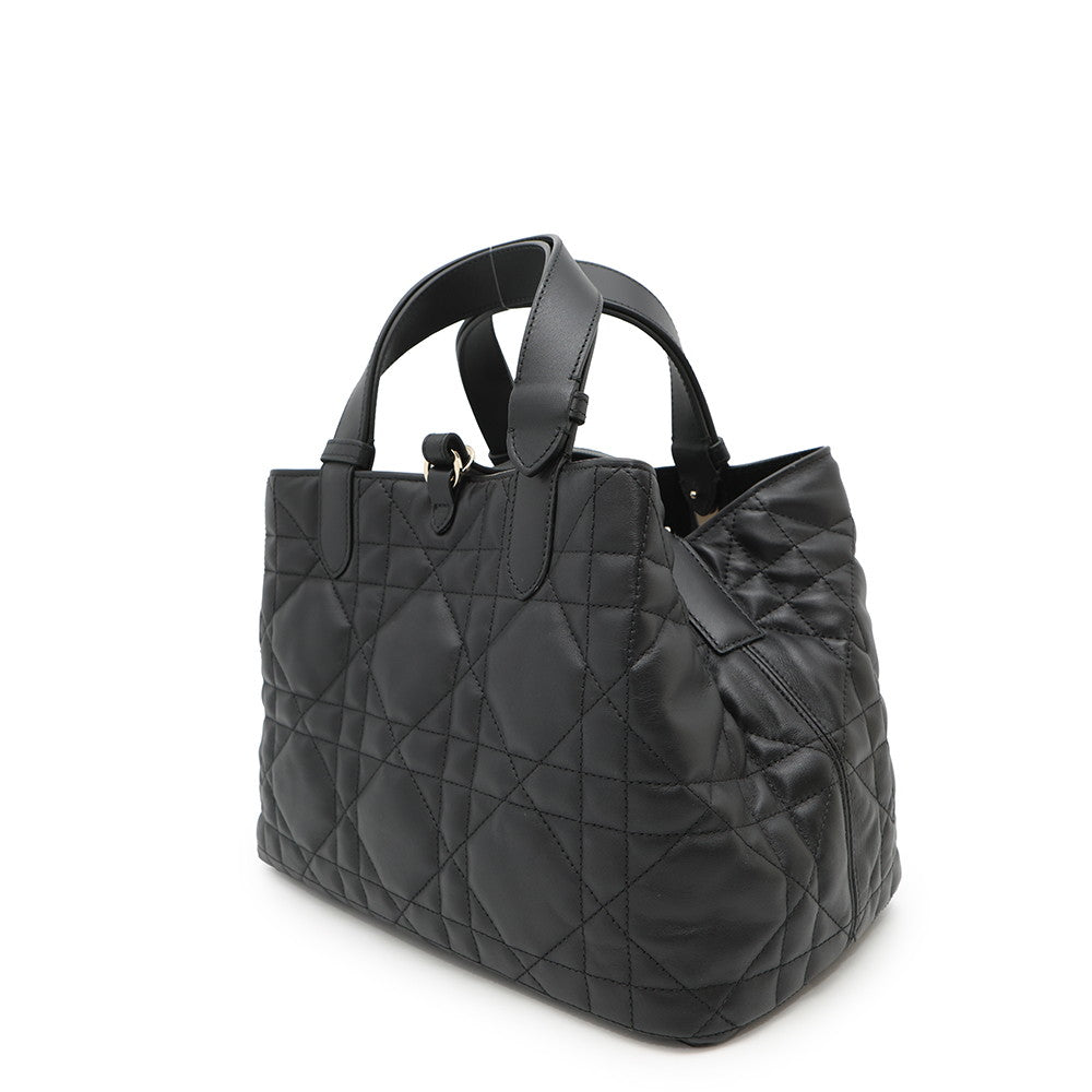 Dior To Jules Macrocannage BlackM2821OSHJ Calf Leather Size Medium