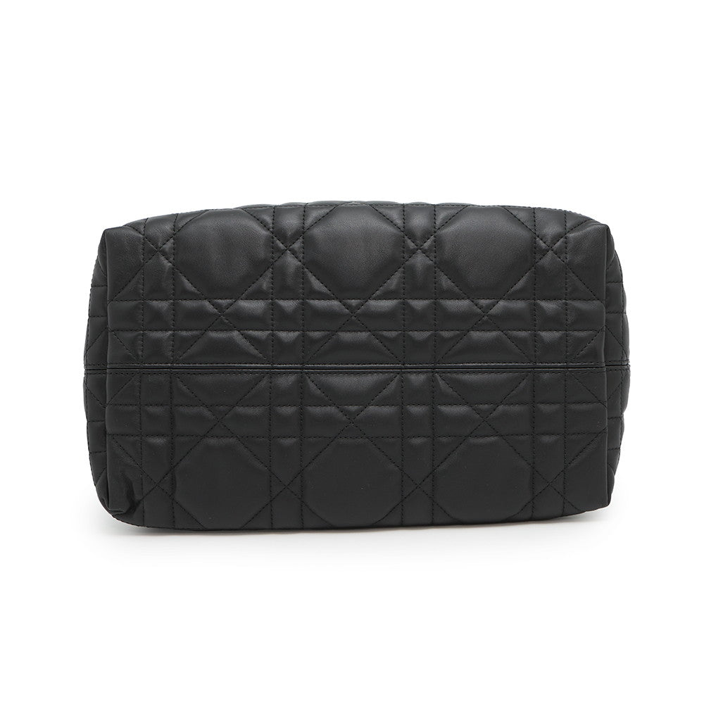 Dior To Jules Macrocannage BlackM2821OSHJ Calf Leather Size Medium