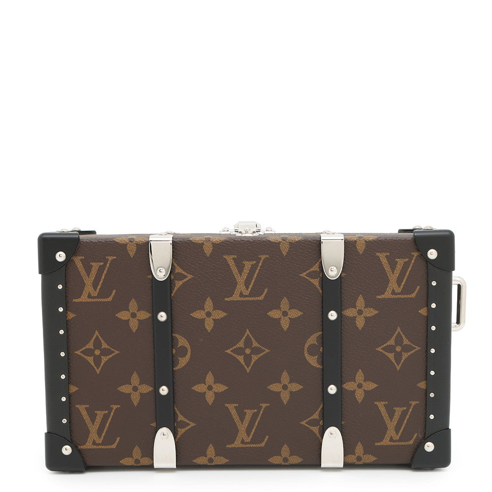 LOUIS VUITTON Wallet trunk NoirM20250 Monogram Macassar Canvas