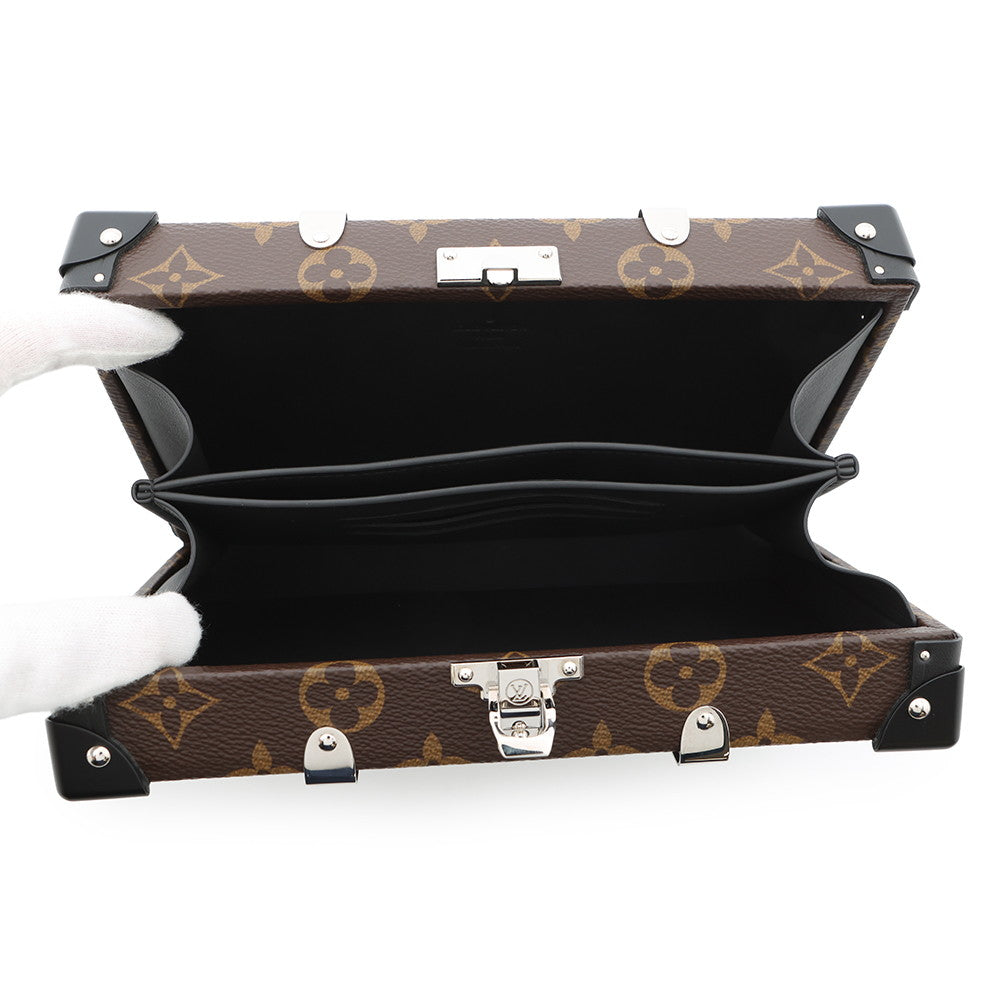 LOUIS VUITTON Wallet trunk NoirM20250 Monogram Macassar Canvas