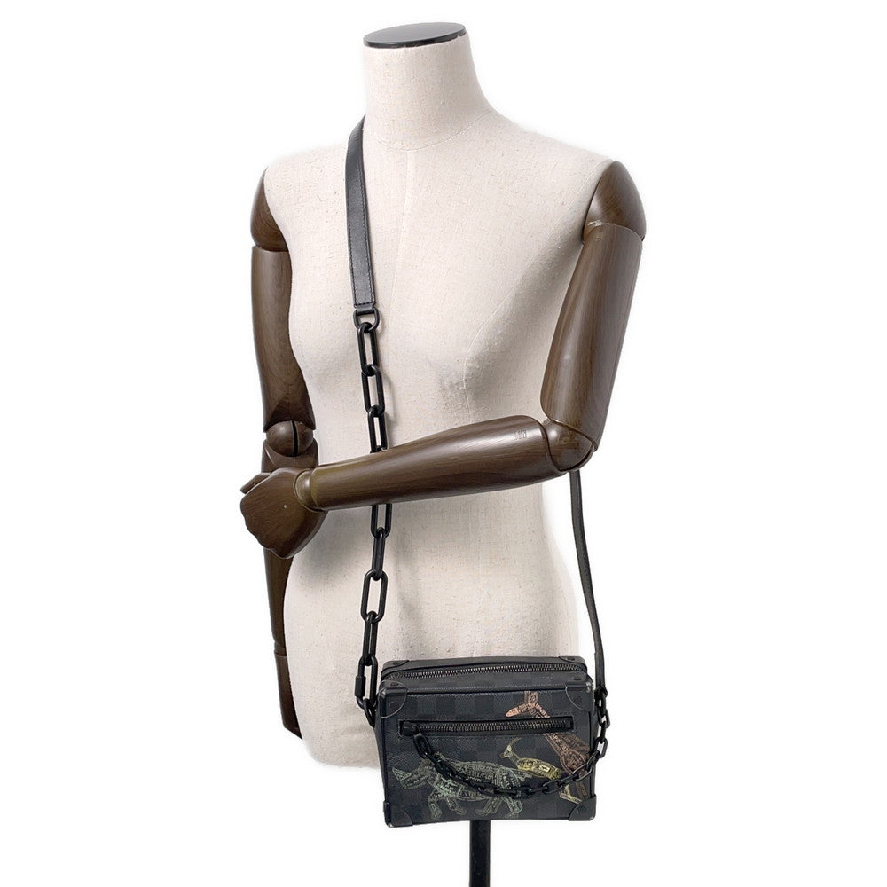 LOUIS VUITTON Soft Trunk Shoulder Bag NoirN45278 Damier Graphite Stamp Size Mini