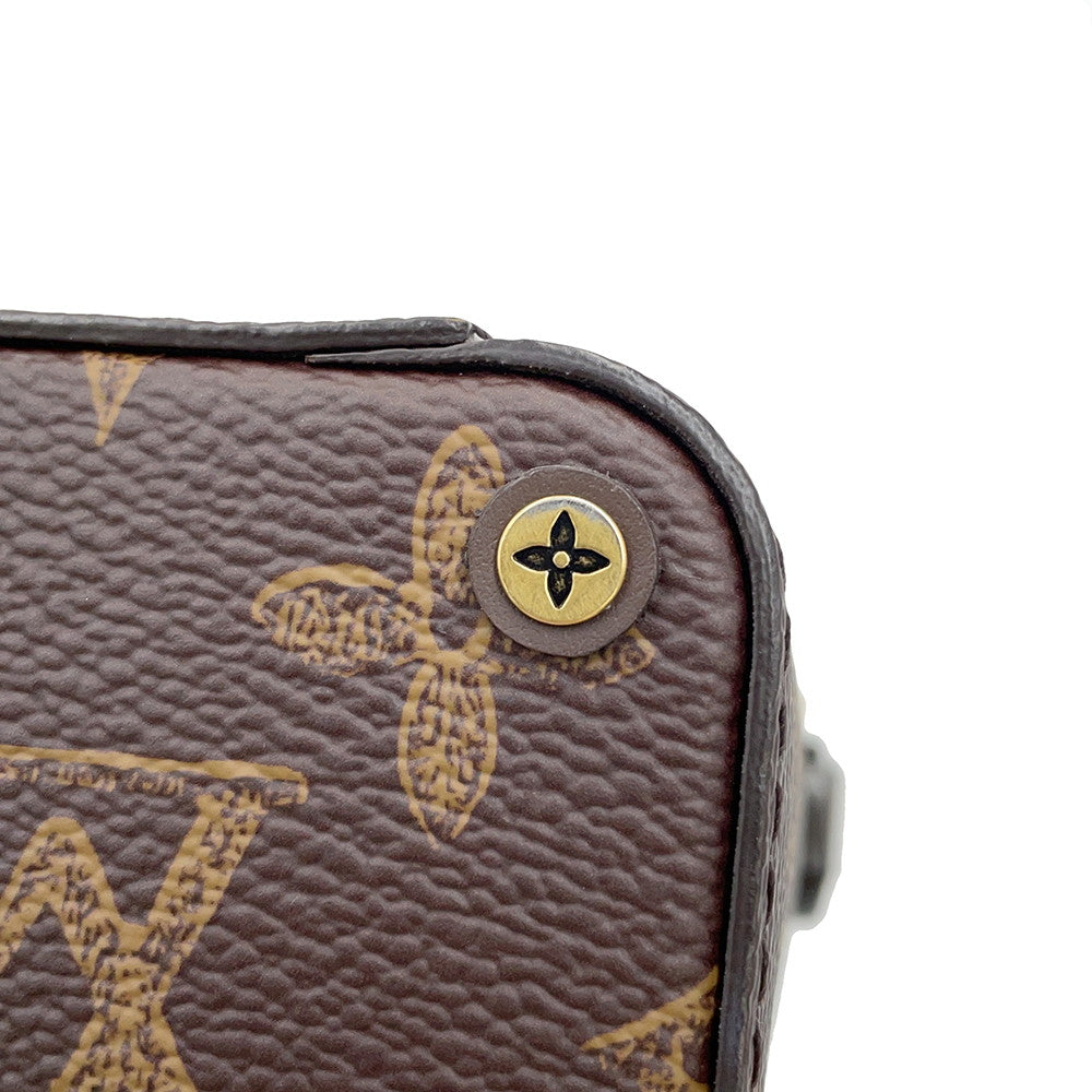 LOUIS VUITTON Vertical Box Trunk GreenM59664 Monogram