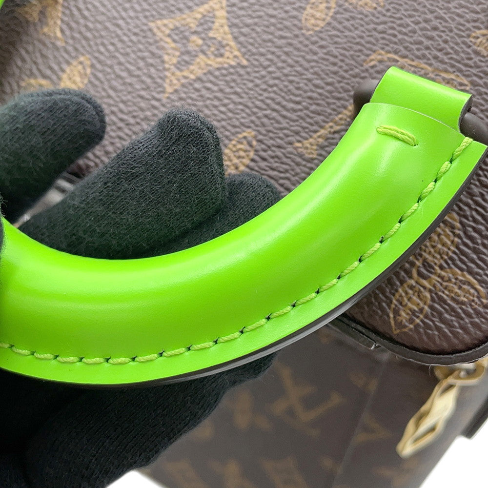 LOUIS VUITTON Vertical Box Trunk GreenM59664 Monogram