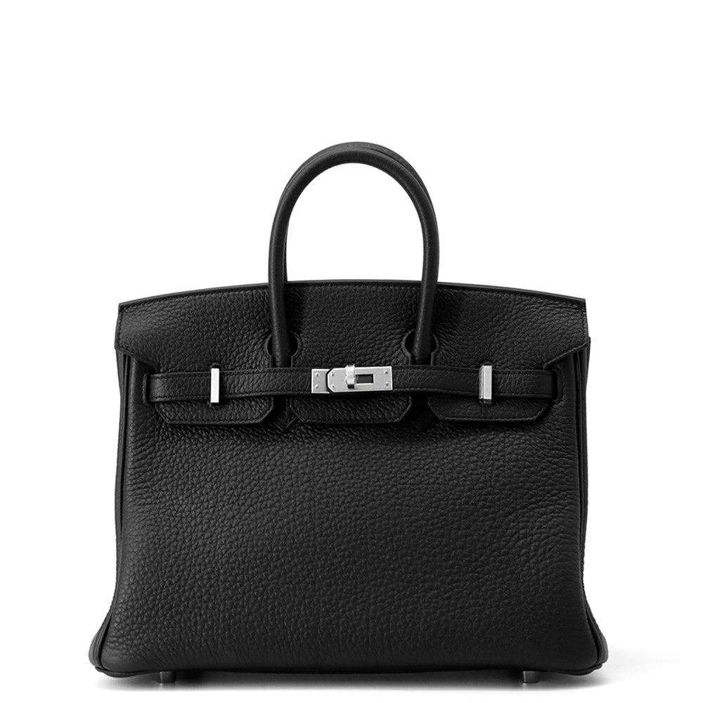 HERMES Birkin Black Togo Leather Size 25