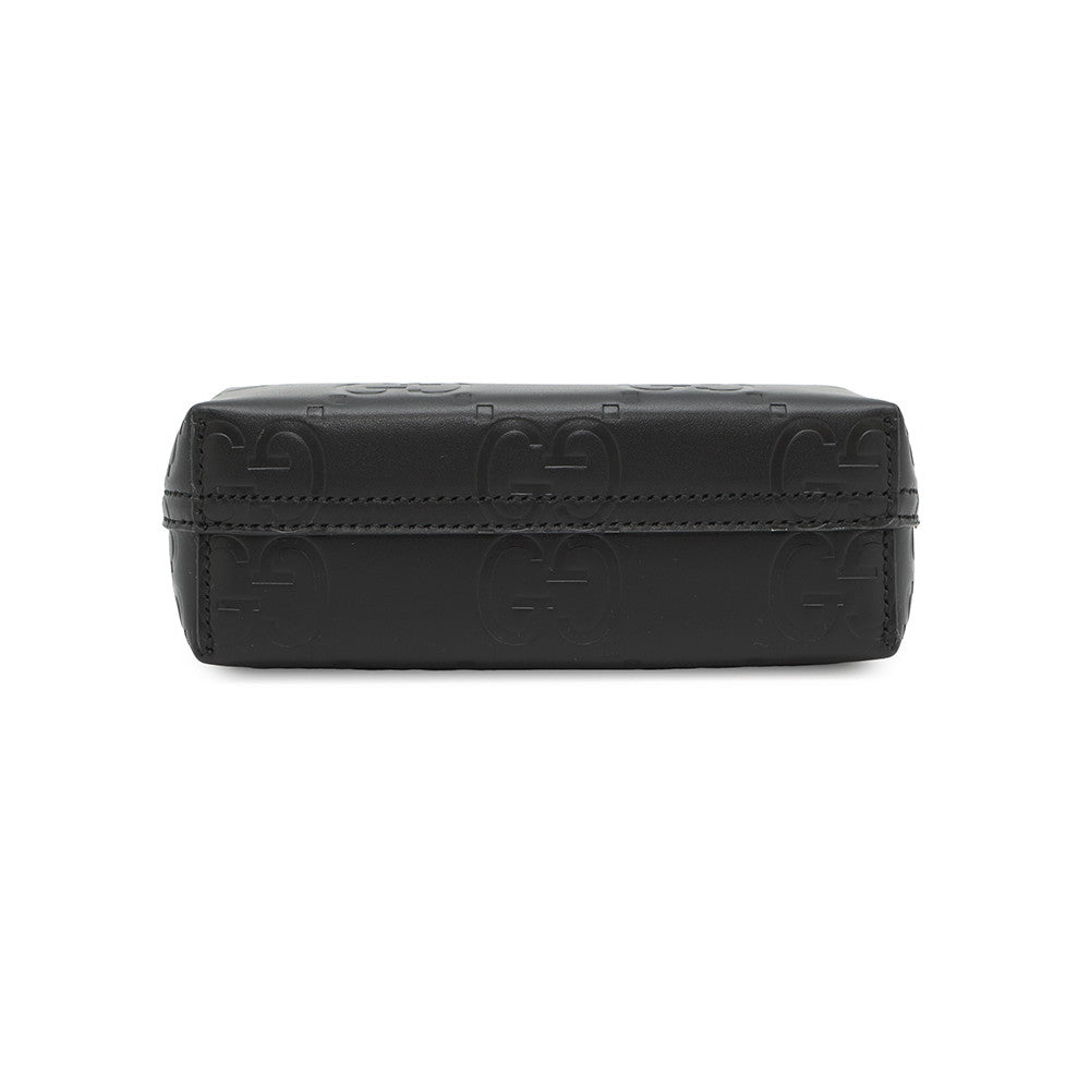 GUCCI GG Super Mini 2WAY Bag Black790133 Leather