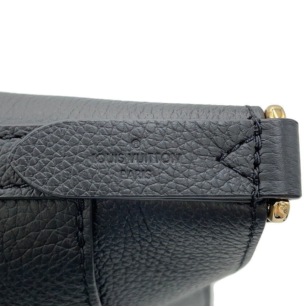 LOUIS VUITTON Padlock & Walk BlackM24006 Grained Calf Leather