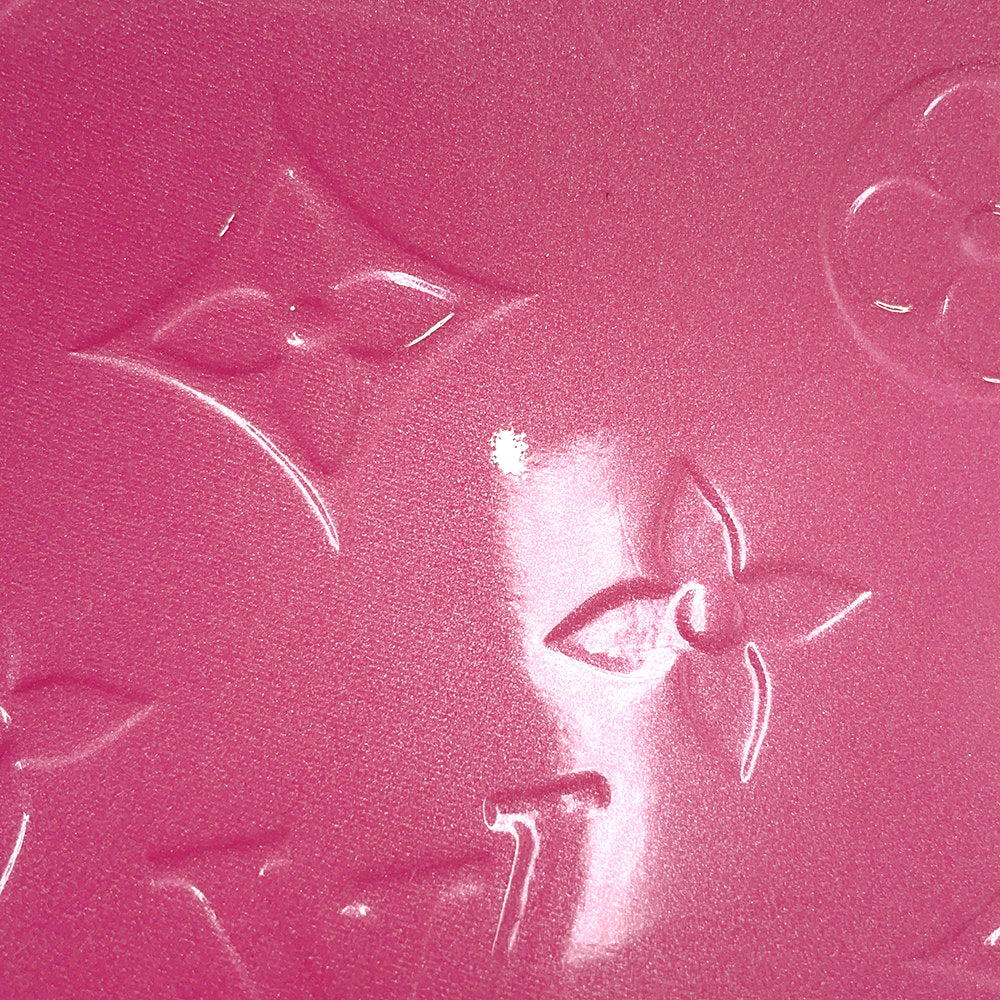 LOUIS VUITTON LV Remix Reade Neon PinkM24028 Monogram Vernis Leather Size PM