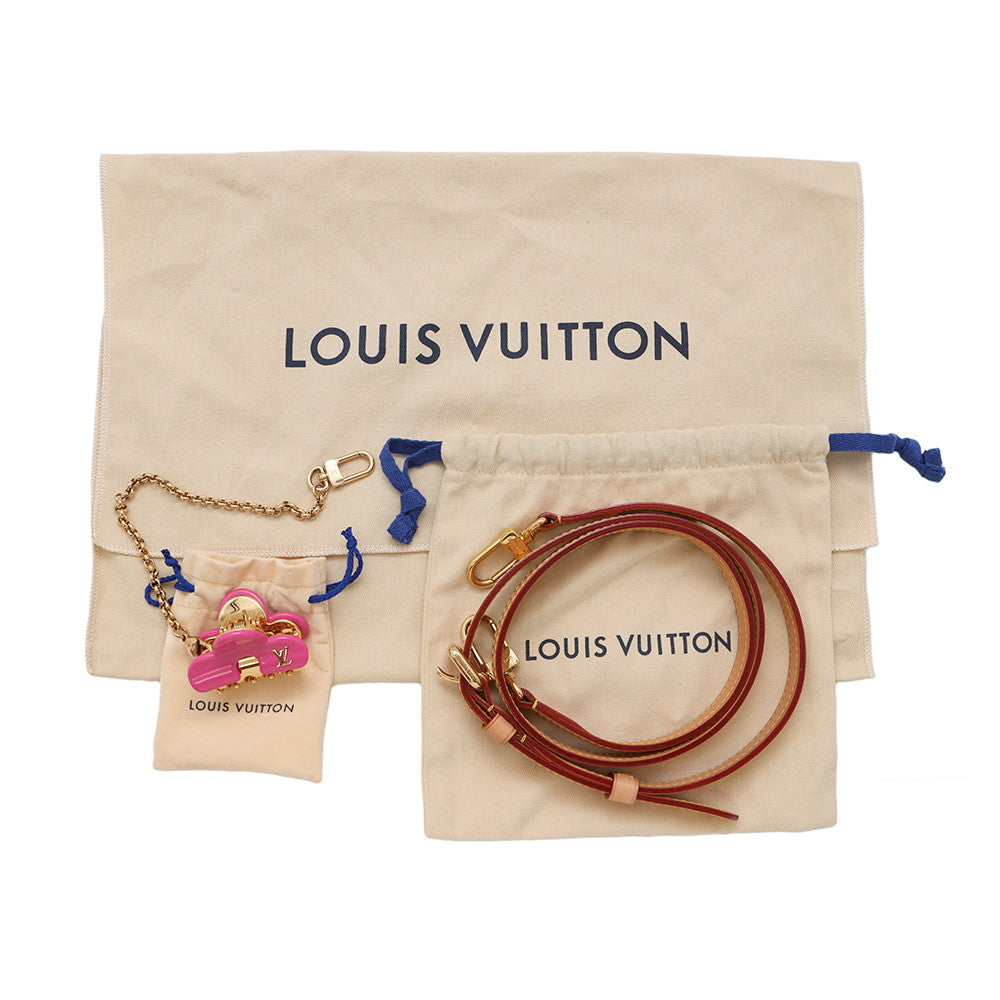 LOUIS VUITTON LV Remix Reade Neon PinkM24028 Monogram Vernis Leather Size PM