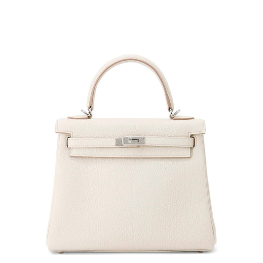 HERMES Kelly Retourne Beton Togo Leather Size 25